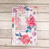 Foiled Summer Peonies Hobonichi Weeks Ultimate Sticker Set